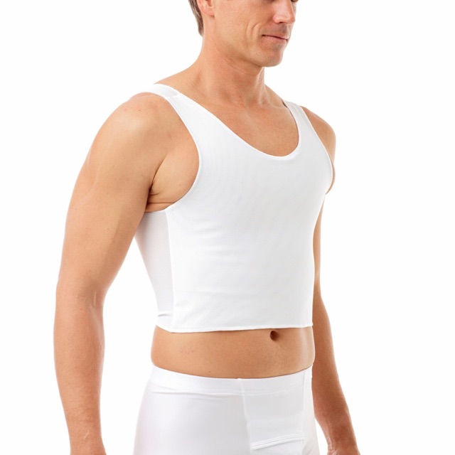 Underworks Men Microfiber Concealer Compression V-tank White XS, Underworks Binder Review