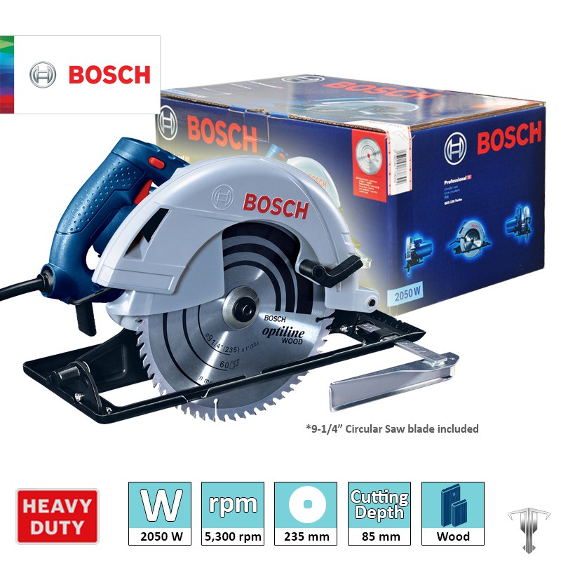 Bosch GKS 235 Turbo Professional Hand Held 9 1 4