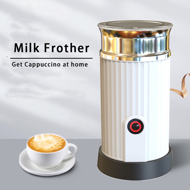 IN STOCK 24H shipping Milk Frother Electric Milk Steamer Soft Foam Maker for Hot and Cold Milk Froth Cappuccino Coffee Latte Double Wall Milk Warmer Heater with Extra Whisks Shopee Philippines