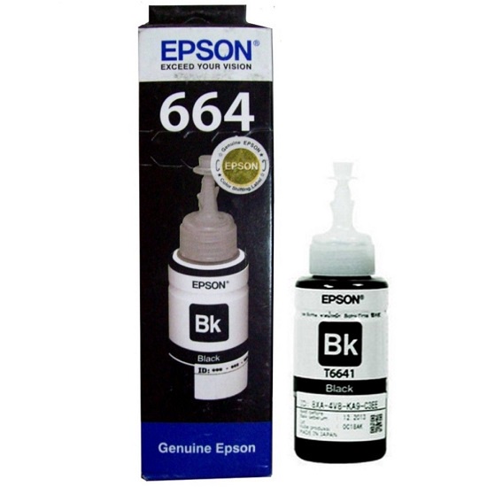 Epson T6641 Original Ink Bottle 70ml (Black) | Shopee Philippines