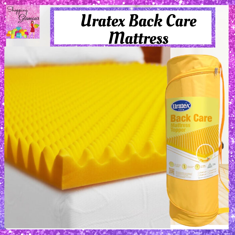 [ RESTOCK ] URATEX 100 GENUINE BACK CARE EGG CRATE (YELLOW FIRM FOAM