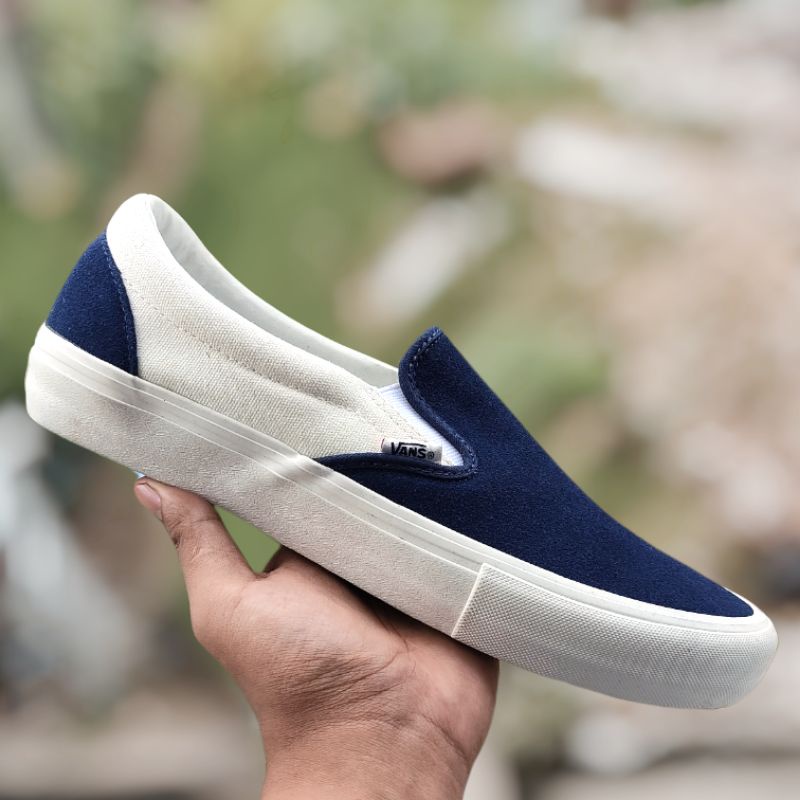 Vans Slip On Pro Dress Blue / Marshmallow