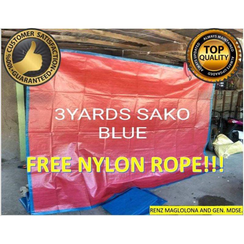 3 YARDS SAKOLIN HIGH QUALITY !!! LONA TARPAULIN TOLDA TRAPAL (see
