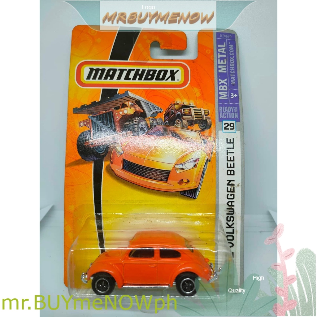 Matchbox 1962 Volkswagen Beetle Color Orange Collectors Item | Shopee ...