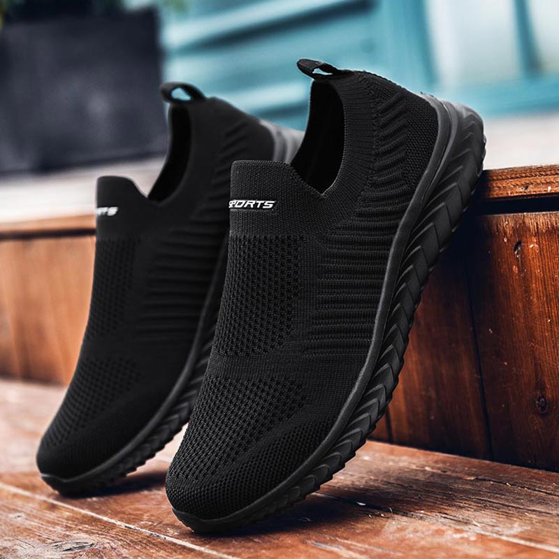 Black slip clearance on sports shoes