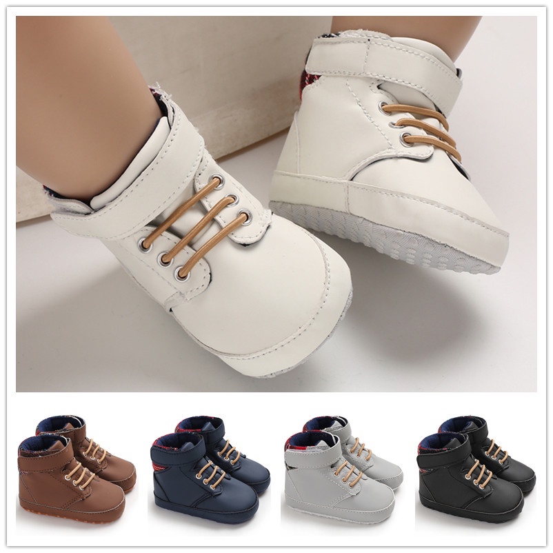 baby shoes Children's shoes girl fashion Neonatal Hightop shoes Soft bottom Nonslip Boys