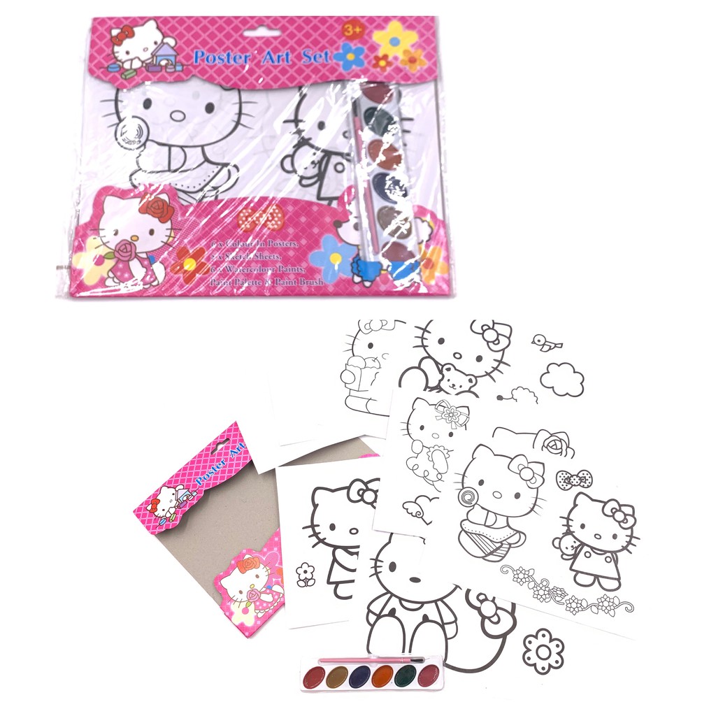 hello kitty art set coloring set for games prizes for loot bag party ...