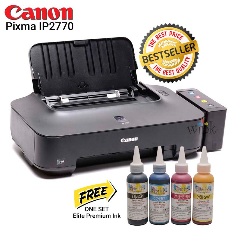 Canon Pixma IP2770 Printer CISS Continuous Ink Supply System FREE USB Plus 1 Set Elite Premium Inks Shopee Philippines
