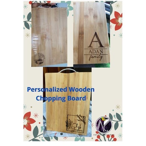 Personalized Wooden Chopping Board (Laser Engraved) | Shopee Philippines