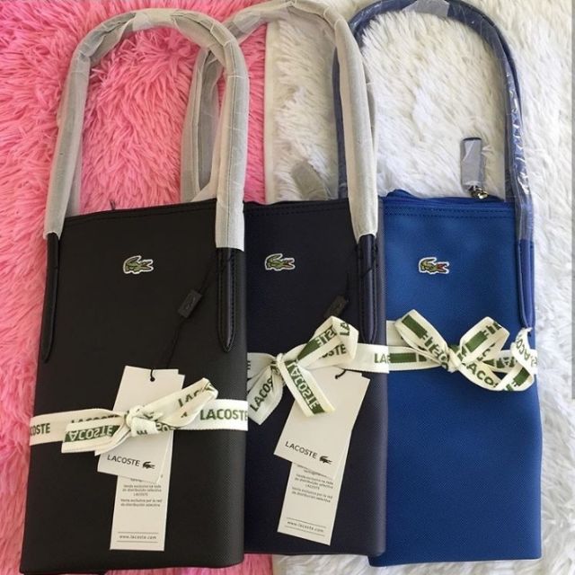 Lacoste tote hot sale bag original