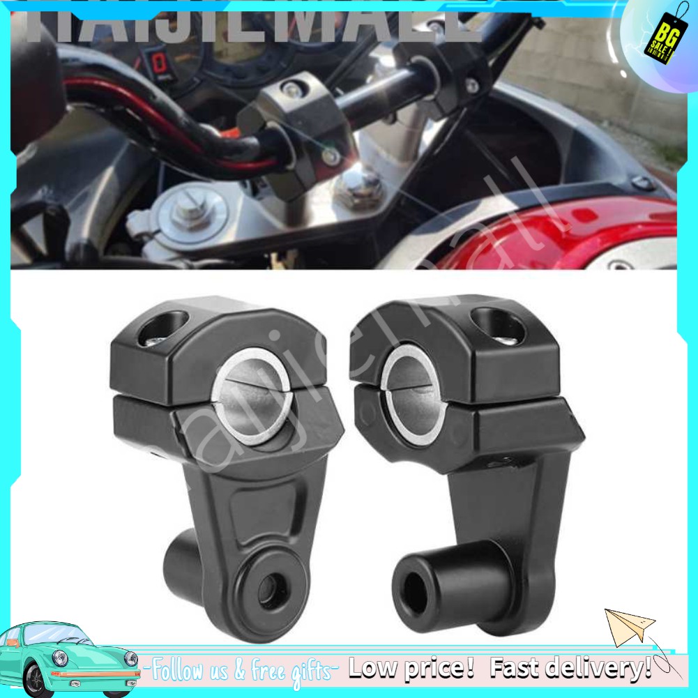 ☆Ready Stock☆ 2PCS 22mm/28mm Pivoting Motorcycle Handlebar Riser