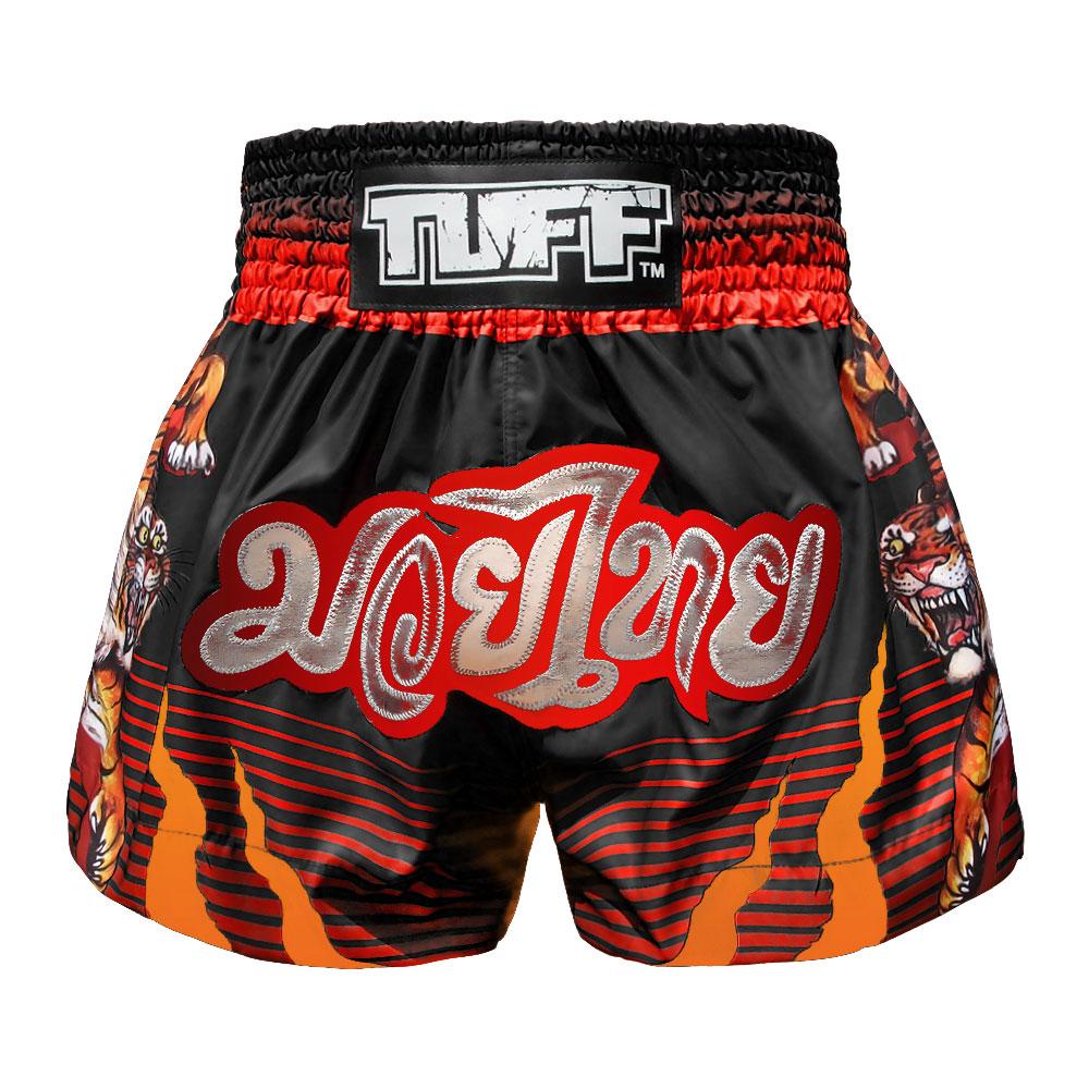 Patchwork Tropical Toucan Print Muay Thai Boxing Shorts main image 1