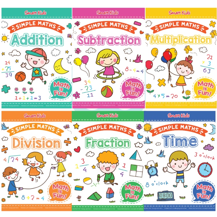 Wkets Smart Kids Simple Maths Addition Multiplication Subtraction