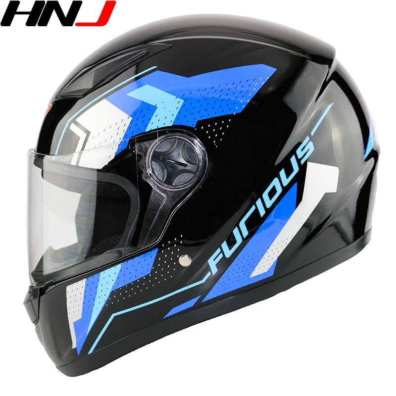 Hnj Men S Full Face Motorcycle Helmet Single Side Visor Women S Shopee Philippines