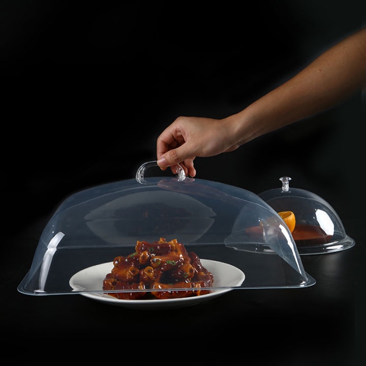 TWPH Transparent flip pc cover rectangular tray cover food cake cover dust  cover Hotel plastic dish | Shopee Philippines