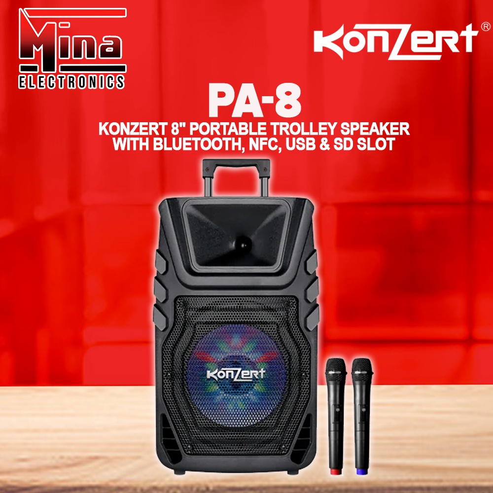 Konzert trolley best sale speaker pa 8