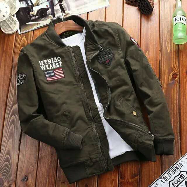 men/women fashion cargo jackets bomber jacket baseball coats/ air force