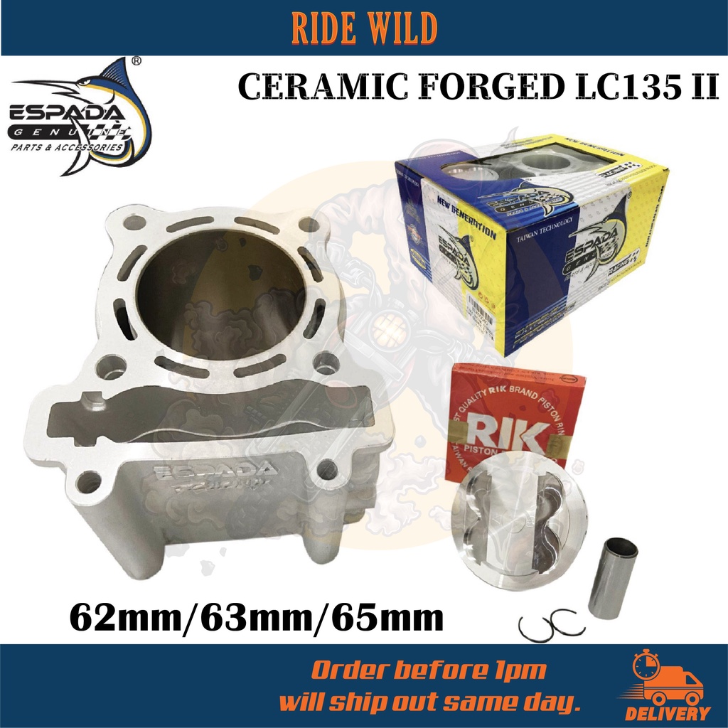 RIDE WILD Espada Block racing Set Ceramic FORGED (TW) LC135 II Ceramic ...