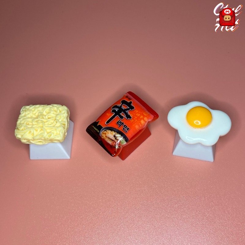 #27 Egg / Ramen / Noddles keycaps for mechanical keyboard | Shopee ...