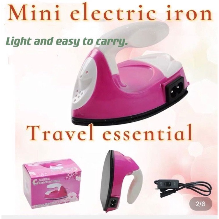 Portable Mini Electric Iron Craft Clothes Sewing Supplies For Travel 60W