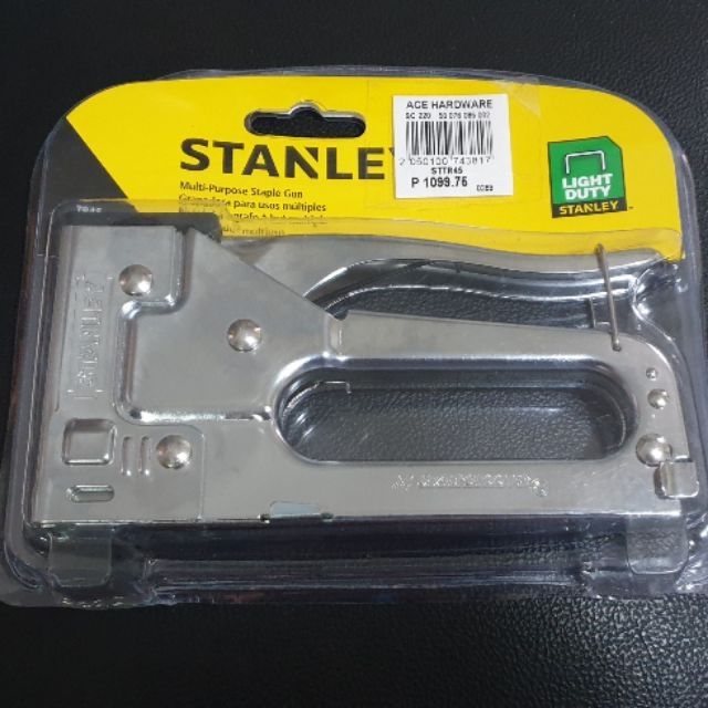 Stanley TR45 Multipurpose STAPLE GUN Light Duty Shopee Philippines