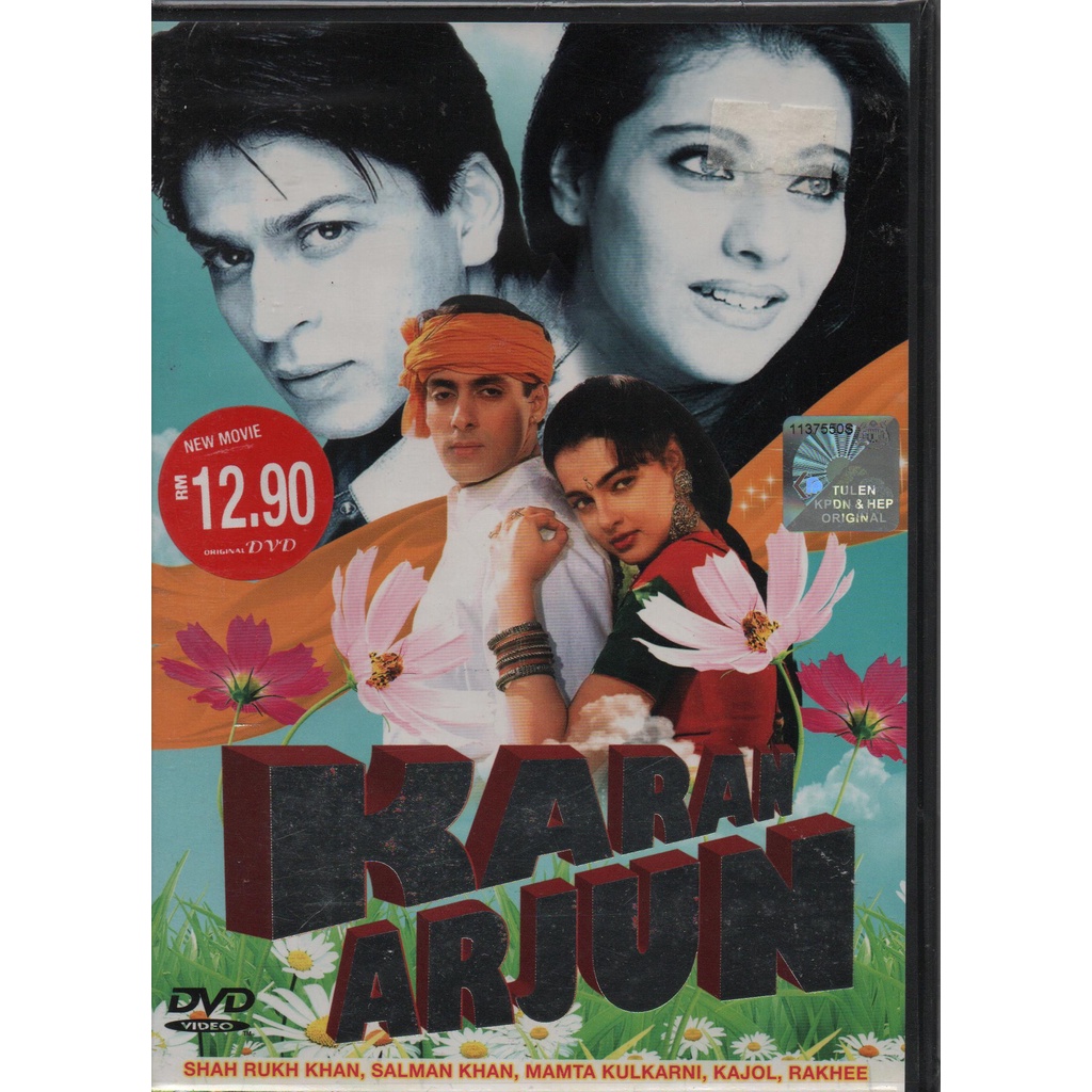 Indian Fantasy Action Movie DVD Karan Arjun (1995 Film) | Shopee ...