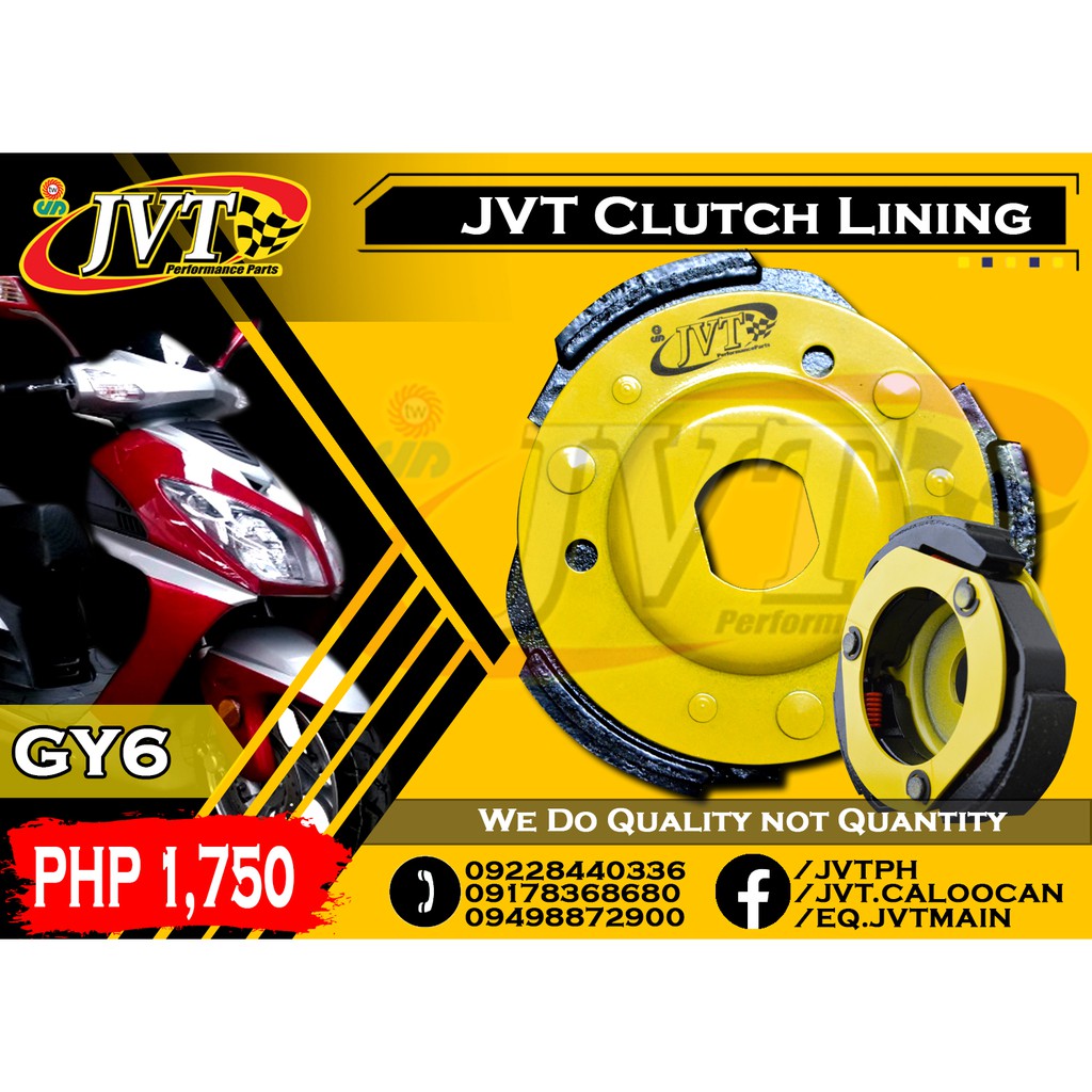JVT KYMCO SUPER 8 Gy6 Clutch Lining Assembly Shopee Philippines