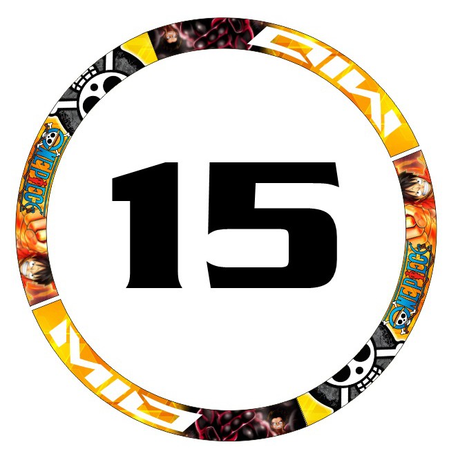 MIO I 125 RIM DECALS ONE PIECE | Shopee Philippines
