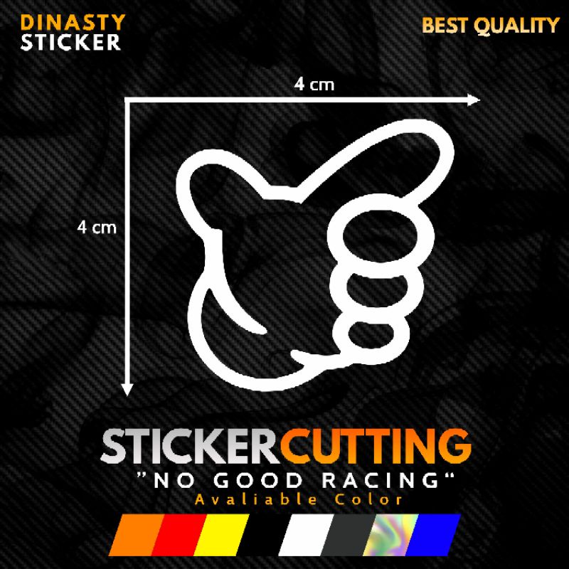 Sticker STICKER CUTTING LOGO NO GOOD RACING MOBIL JDM | Shopee Philippines
