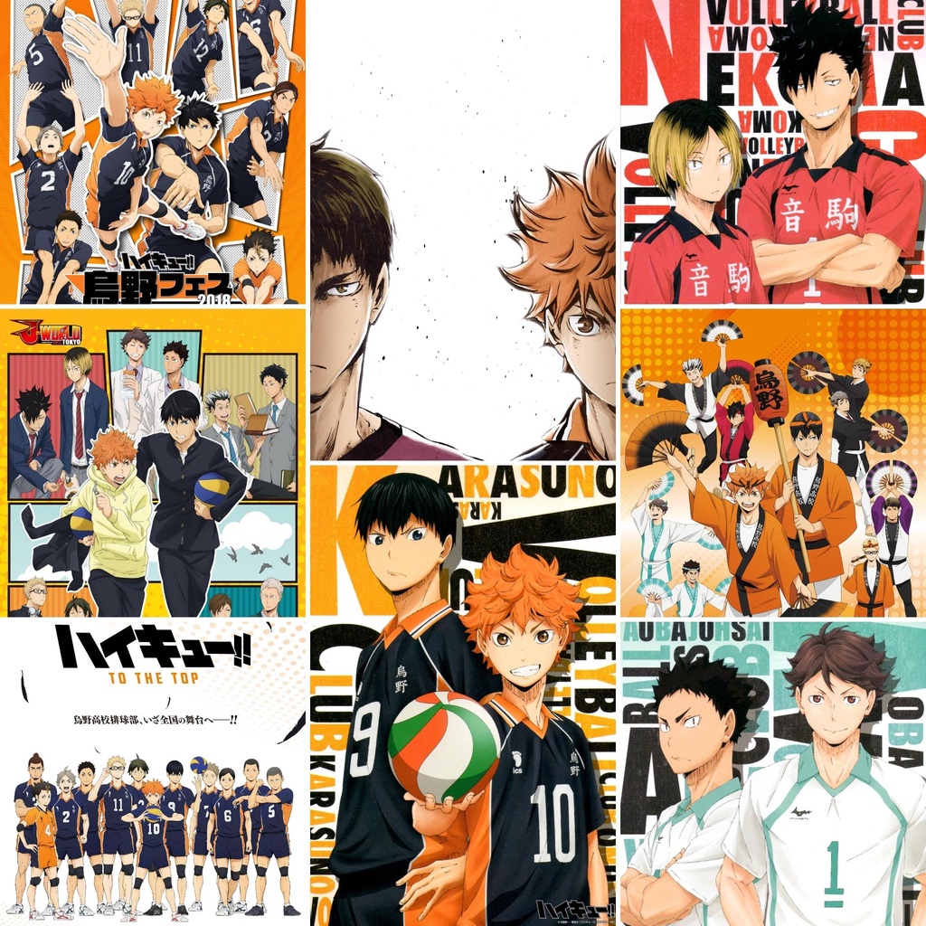 Haikyuu!! Characters Poster A4 Size | Shopee Philippines