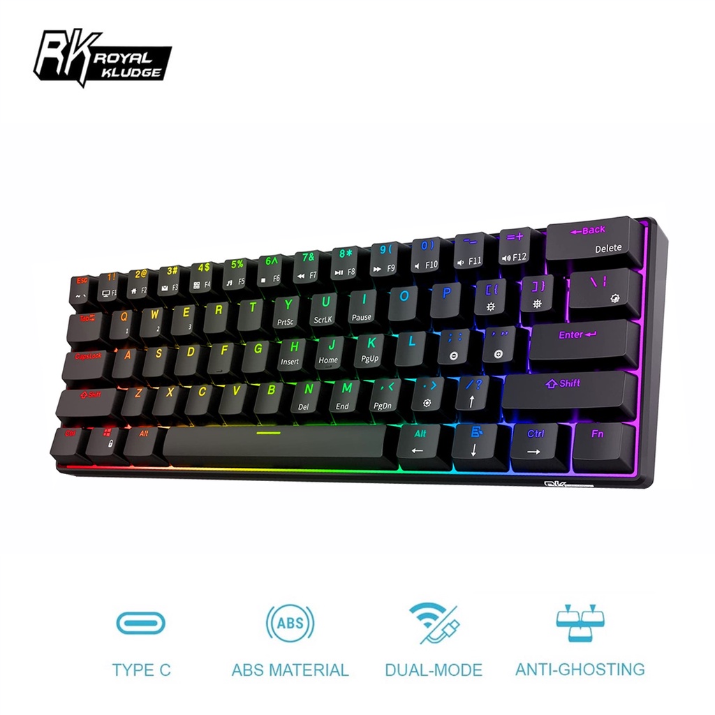 Royal Kludge Rk100 Wireless Mechanical Keyboard 96% | Shopee Philippines