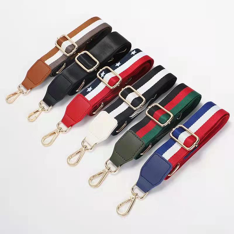 38mm Wide Bag Strap Classic Striped Shoulder Bag Belts Replacement ...