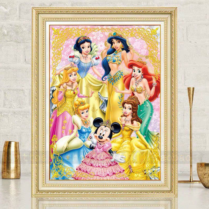 Disney Princesses DIY Diamond Painting Kit | Shopee Philippines