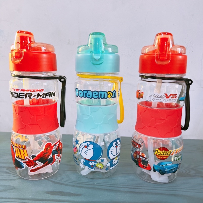 Cute Cartoon Character Kids Tumbler 400ml With Straw | Shopee Philippines