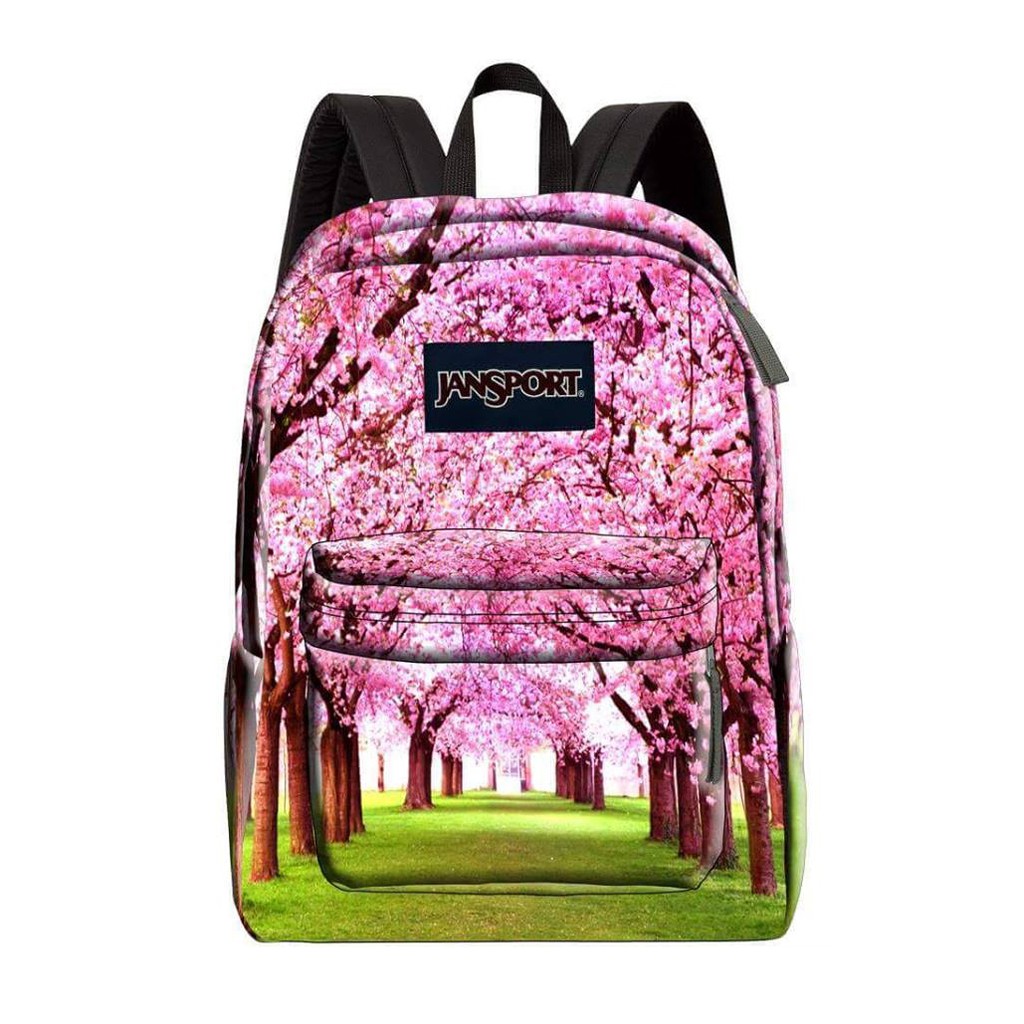 Jansport cherry blossom outlet backpack