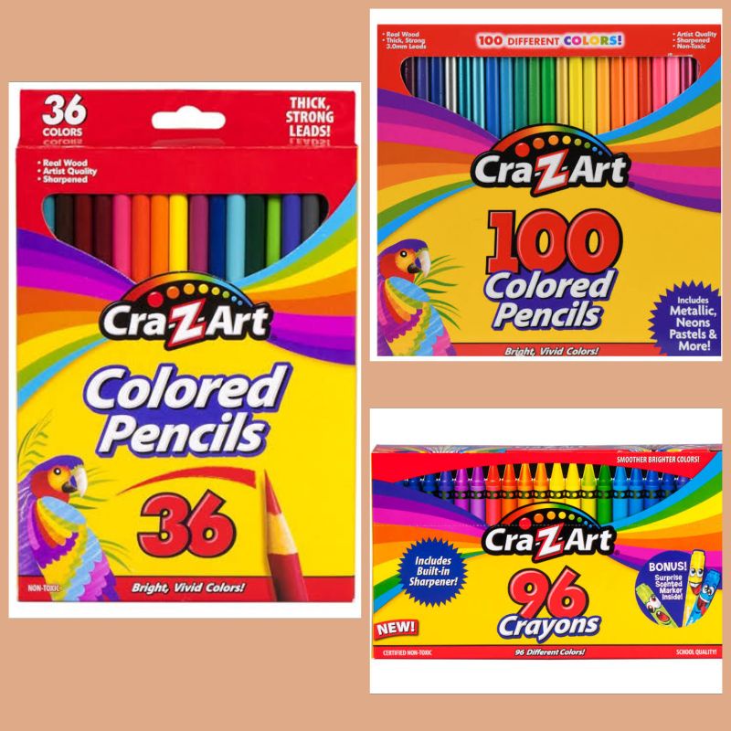 Cra-Z-Art 100 Count Colored Pencils, Beginner Child to Adult, Back to  School Supplies