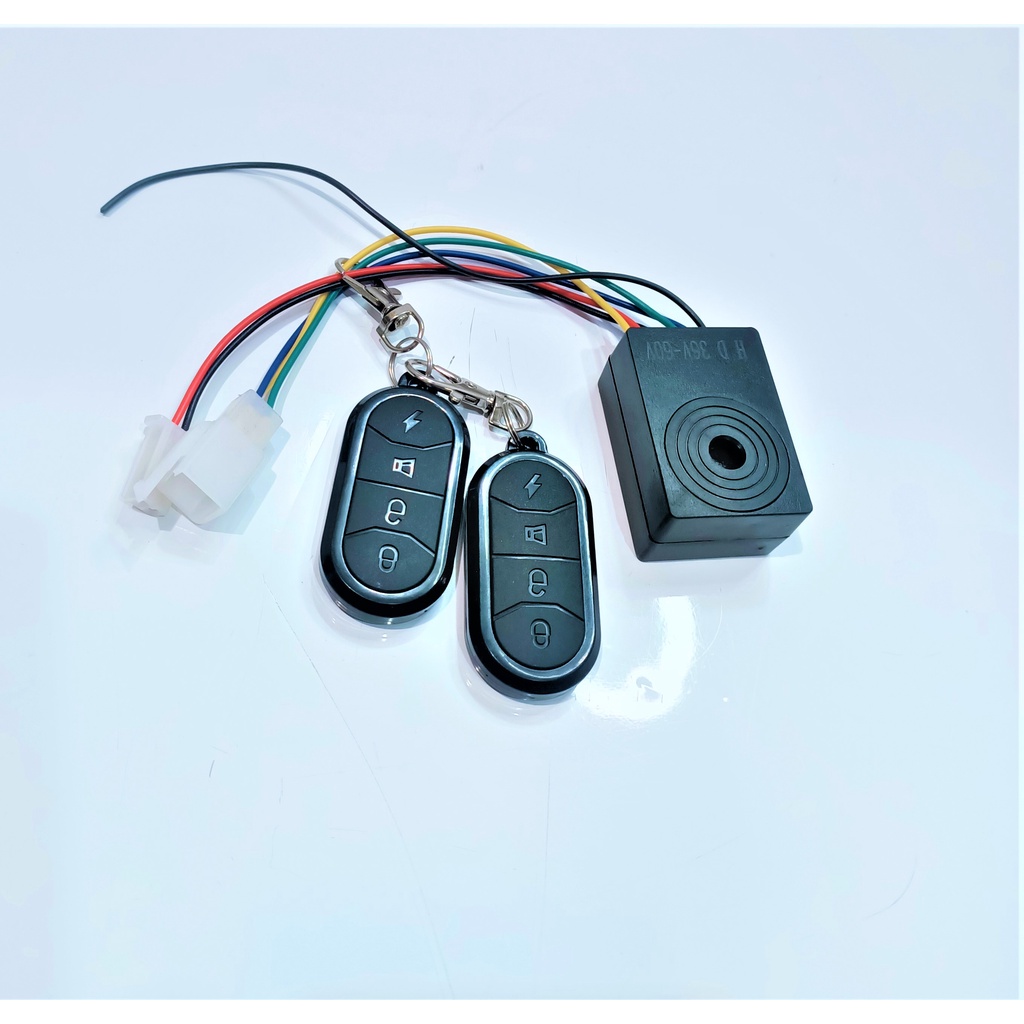 ebike keyless alarm system, 3660volts, ebike kill switch remote "on