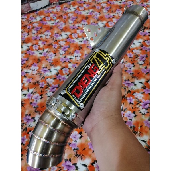 HONDA WAVE 125 / WAVE 110 / WAVE 100 OPEN MUFFLER EXHAUST COMPLETE SET