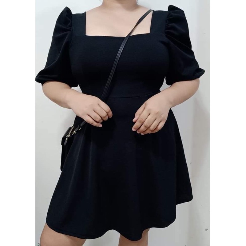 2XL Plus Size Puff Sleeves Baby Doll Dress | Up to XXL | Taytay Tiangge ...