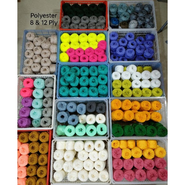 A Yarn Polyester Yarn cakes 100gms (Pls contact us for Out of stock ...