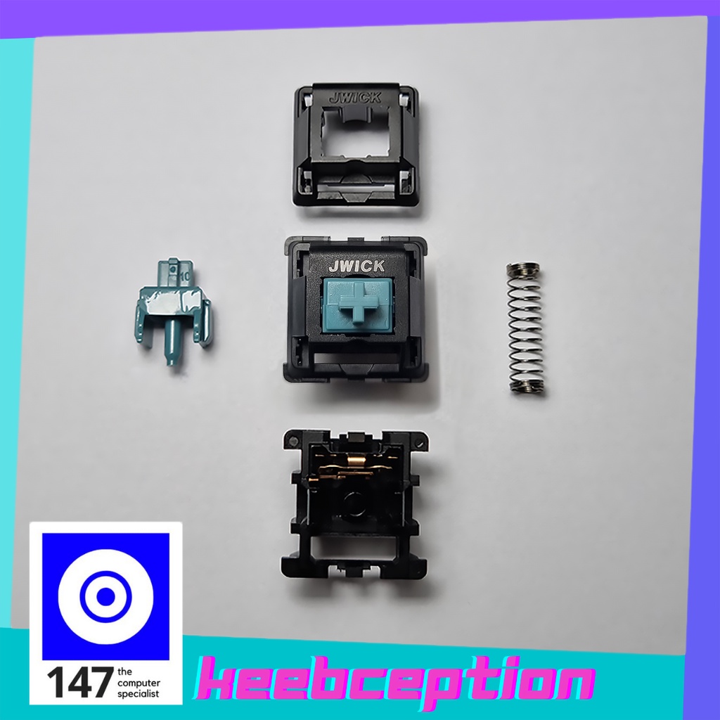JWK / JWICK Lagoon Obsidian v2 POM Tactile Switch (10 pcs) Shopee