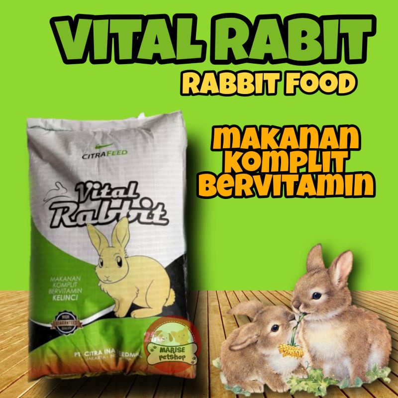 Vital rabbit food - rabbit pellets - hamster food | Shopee Philippines