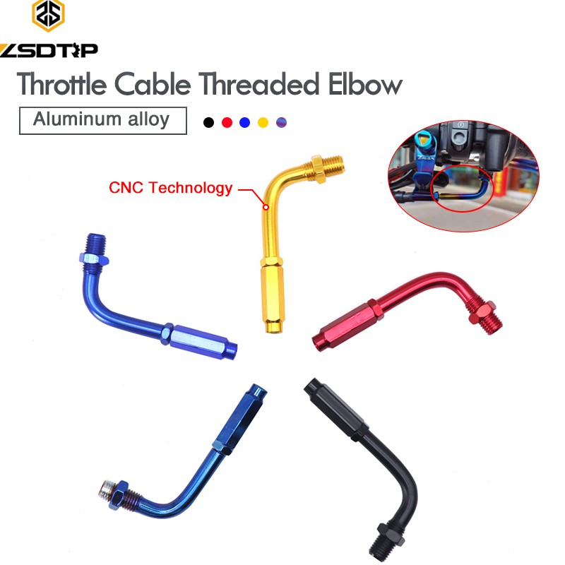 Zsdtrp Modified Universal Motorcycle Throttle Assist Throttle Line Adjustment Elbow Shopee