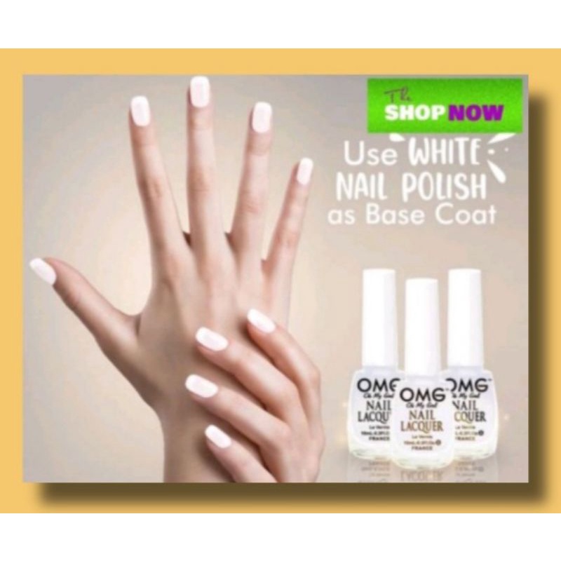 OMG Nail Polish (WHITE OUT) | Shopee Philippines