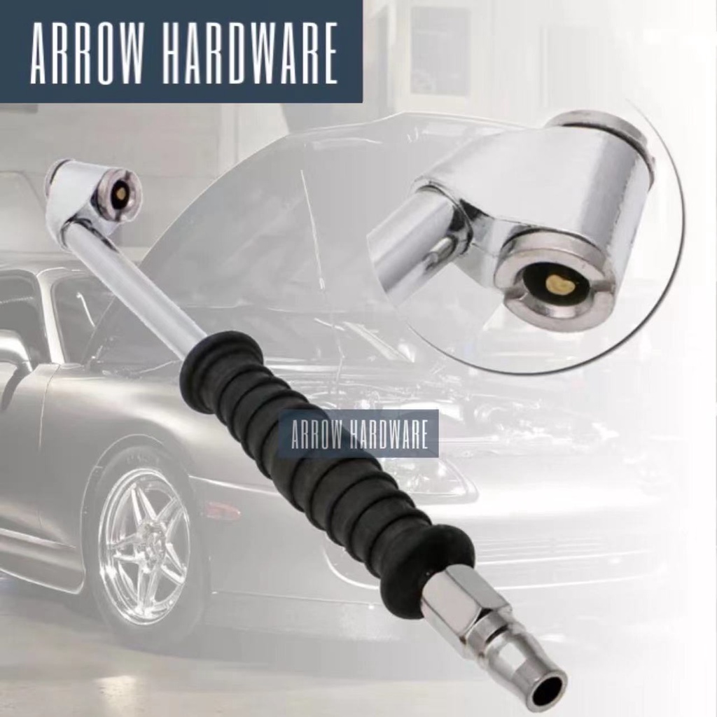 Steel Car Tire High Pressure Air Pump Nozzle Inflatable Dual-Heads ...