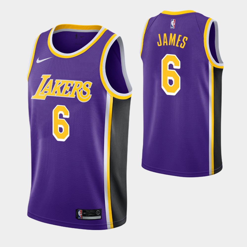 2021-22 Los Angeles Lakers LeBron James #6 Earned Edition Black