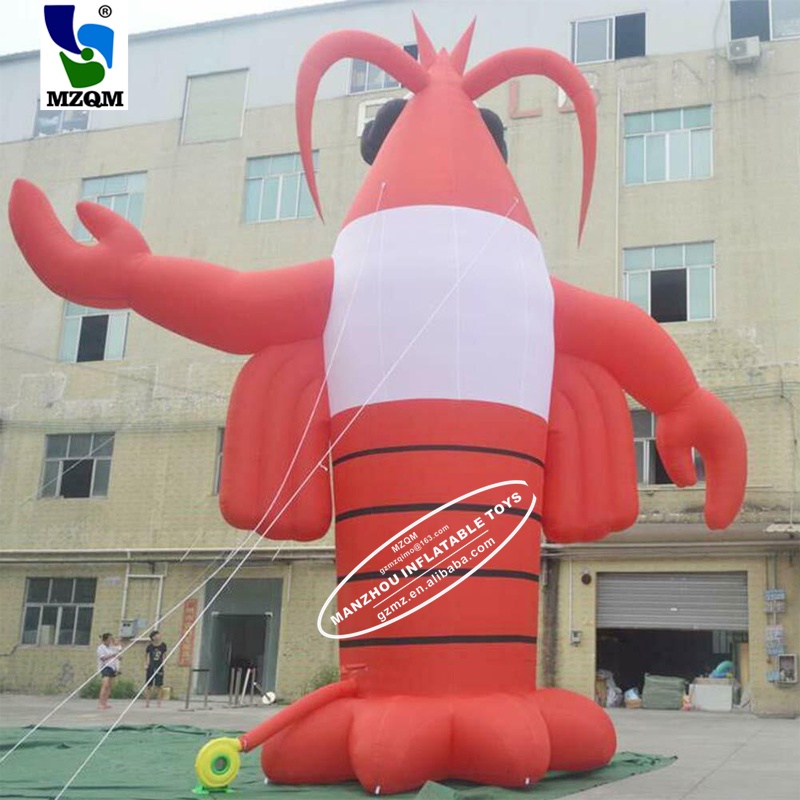 giant inflatable lobster, inflatable crawfish, inflatable shrimp for