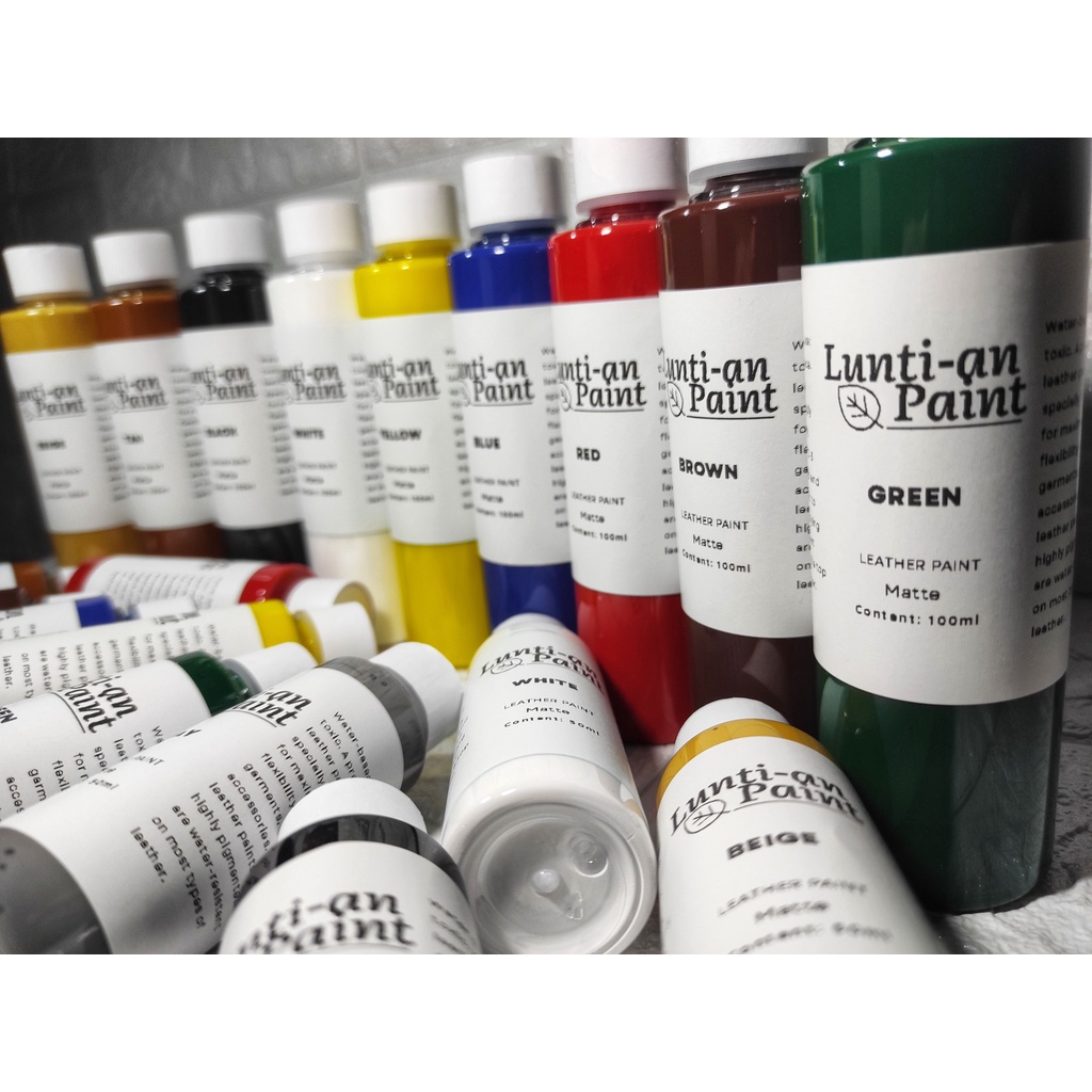 Leather Paint/ Midsole Paint Shoe paint with Brush (GLOSSY