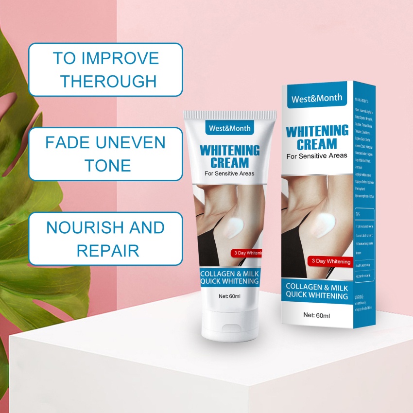 Collagen Milk Underarm Whitening Cream Arm Ankles Elbow Between Legs