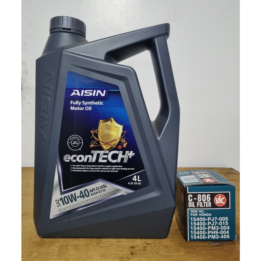 Aisin Japan Fully Synthetic Motor Oil 10W40 for All Honda Cars 4